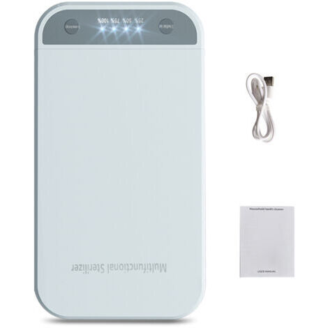 [JAMAIS UTILISÉ]Boîte de désinfectant à lumière UV, stérilisateur Portable, fonction de désinfection UVC, arôme, nettoyant de téléphone (1/5)