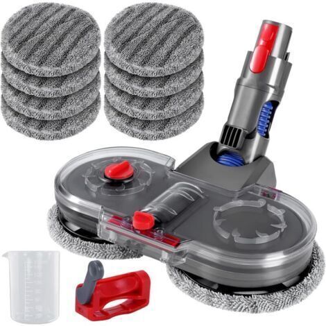 [JAMAIS UTILISÉ]Brosse Compatible avec Aspirateur Dyson V10 V8 V7 V11 V15, Tête de Vadrouille de Nettoyage Electriquepour Sol Dur et Tapis (1/4)