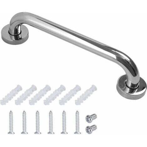 [JAMAIS UTILISÉ]Main courante de salle de bain en acier inoxydable sans barrière garde-corps de toilette main courante 30cm25 Tube/Boutique épaississement brillant (1/5)