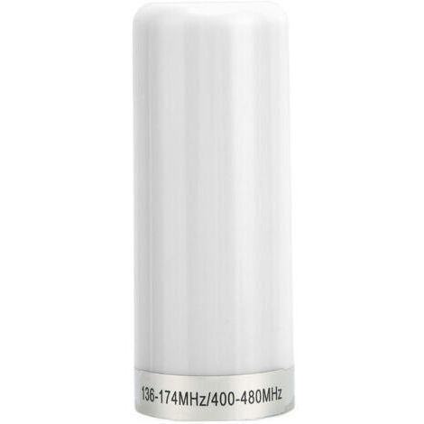 [JAMAIS UTILISÉ]Antenne talkie-walkie de voiture VHF UHF 136-174MHz 400-470MHz antenne double bande courte pour véhicule blanc (1/4)