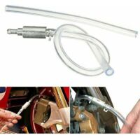 Tuyau de purge de frein - Kit de purge de frein avec valve unidirectionnelle, outil de purge de tube, kit de purge de système de freinage pour embrayage de moto et de voiture