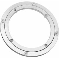 Roulement de table tournante en alliage d'aluminium, table tournante pivotante à usage intensif Rotating Bearing Turntable Round Dining Table Smooth Swivel Plate Hardware, 8"