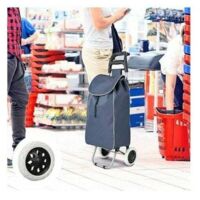 Lot De 2 Roulettes De Rechange 5 Pouces En Caoutchouc Noir – Parfaites Pour Chariot De Courses, Valise Et Caddie