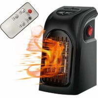 Chauffage 400W : Chauffage en céramique, silencieux, mini chauffage, économique, pour salle de bain et chambre.