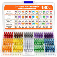 180PCS Fusible Voiture,Fusible Voiture,Fusibles pour Auto,Mini Fusible Voiture,Fusible Moto,Boite Fusible,Fusible Auto,Boite Fusible Voiture,Fusible Automobile,Fusibles Automobile Truck/Moto
