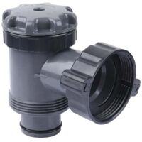 Valve d'entrée/sortie , pièces détachées pour pompe de filtration de piscine hors sol, pour tuyau de 38 mm, lot de 2