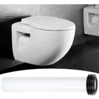 Tuyau de chasse d'eau, tube de toilette, tube de chasse d'eau, pièces de toilette, facile à utiliser, installation simple et pratique, accessoires de toilette pour canalisation de salle de bain, toile