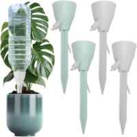 4 pièces cone arrosage, Arrosage Automatique pour Plantes, D'intérieur Ampoules D'arrosage Distributeur D'eau pour Plantes Globe D'arrosage arosoires extérieur pour Jardin Maison Extérieur
