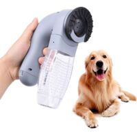 Aspirateur pour poils d'animaux, aspirateur portable, outil de nettoyage des poils de chien et de chat 2 pièces