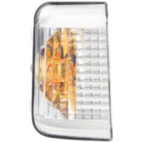 Couvercle de Lentille D'indicateur de Clignotant de Rétroviseur de Voiture, Couvercle de Lentille de Remplacement pourBoxer Expert, 71748254 (Gauche 6325.H0) A