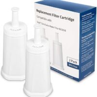 Lot de 2 filtres à eau de rechange pour machines à café expresso Sage Oracle Touch, Barista et Claro Swiss, BES008, BES920