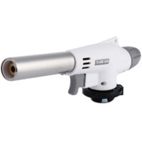Chalumeau butane, briquet de cuisine avec cran de sécurité, brûleur torche, pistolet à flamme, briquet chalumeau à gaz, torches de cuisine (gaz butane non inclus)