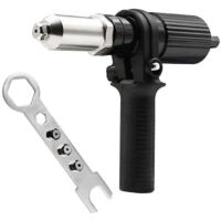 YMYNY Adaptateur Riveteuse, Kit d'adaptateur de Pistolet à Riveter pour Perceuse électrique sans