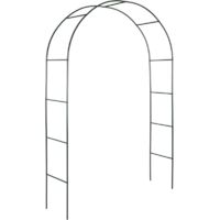 Arche de Jardin, Arceau à rosiers Tuteur Colonne de Jardin Arche à rosiers, 240x140x37cm