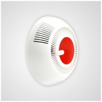 Alarme de fumée d'incendie Nouvelle apparence Détecteur de fumée Alarme incendie Alarme incendie Décibel élevé (1 paquet)