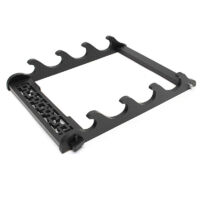 Support mural à 4 niveaux Samurai Katana Sword Stand Holder Hanger Bracket Rack Black Fir High Density Board LAVENTE