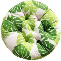 Galettes De Chaises Rondes Et Carrées 40x40cm - Coussin De Siège Matelassé Avec Attaches, Confort Premium