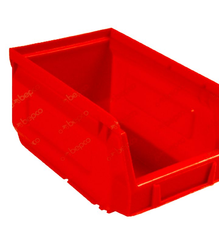 Casier de rangement professionnel avec serrure 6 cases rouge