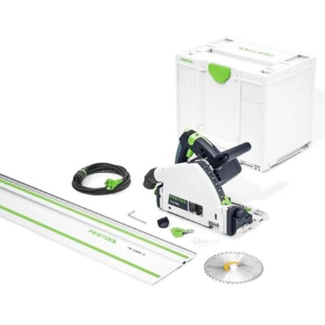 Sega a immersione FESTOOL TS 55 FEBQ-Plus-FS - Con lama Ø160 mm Wood + Binario FS1400/2 + Systainer SYS3 M 337 - 577010 (1/10)