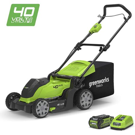 GREENWORKS - 40V Tondeuse à gazon 46 cm (GD40LM46SP) sans piles et sans chargeur (corps machine)