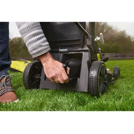 RYOBI Tondeuse 18V LithiumPlus Brushless coupe 37cm - 1 batterie 5,0 Ah - 1 chargeur rapide - RY18LMX37A-150