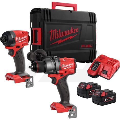 Milwaukee- Powerpack 2 outils 18V FUEL (2x5,0 Ah) M18 FPP2A3-502X - MILWAUKEE 4933480873