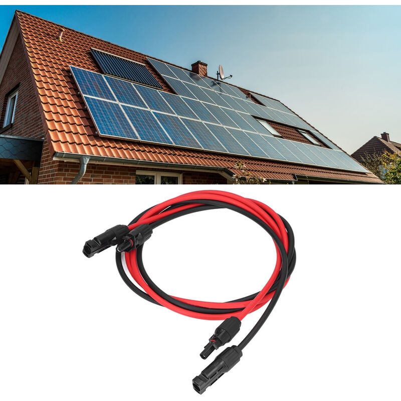 Ej.Life Câble d'extension de panneau solaire, connecteur de fil d