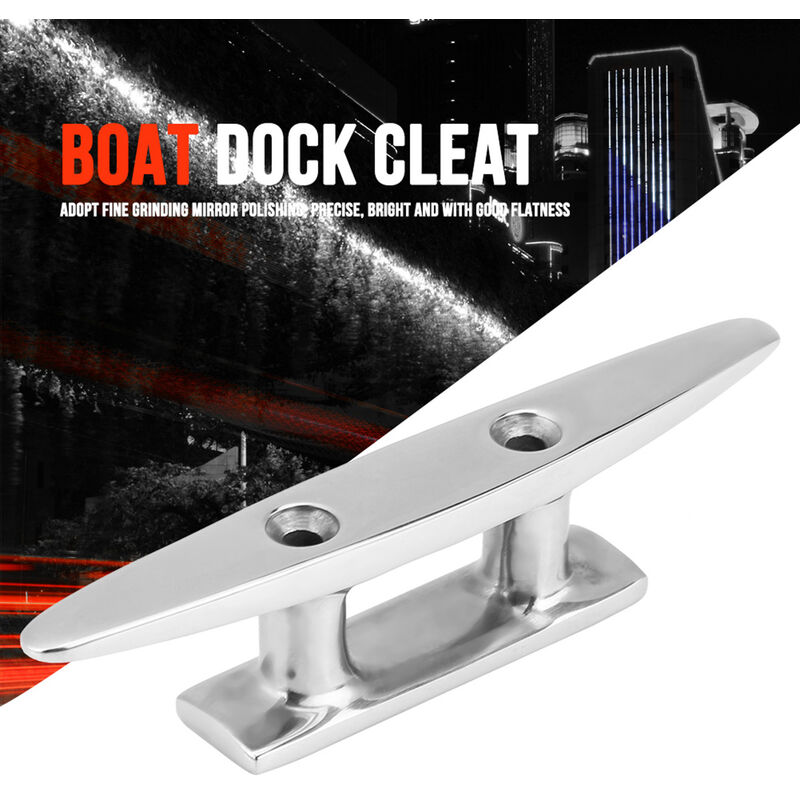 Tbest Taquet Marin Miroir De Taquet De Bateau En Acier Inoxydable Base Marine De Taquet De Base