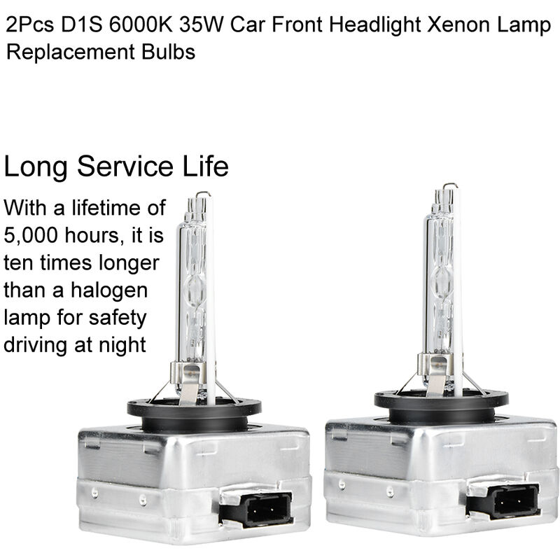 Ampoule D1S LED, 6000K 110W Blanc Xénon Extrêmement Lumineux, 100