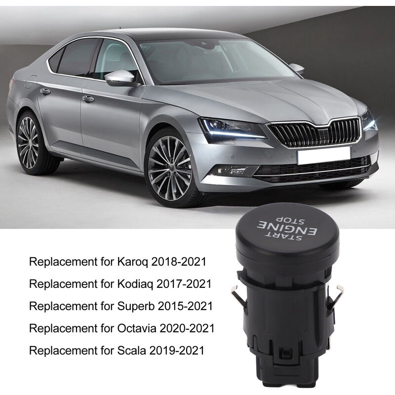 3vd905217 Bouton d'arrêt de démarrage du moteur pour Karoq Kodiaq