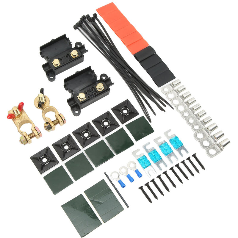 Ej.Life Kit d'isolateur de batterie double 140 AMP 12 V Kit de relais  sensible