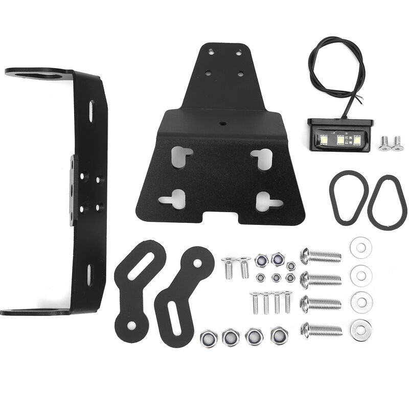 Kit élimination Garde-boue Arrière Moto Avec Support Plaque LED - Compatible Yamaha XJ6N, XJ6 Diversion, FZ-6R (2009-2017)