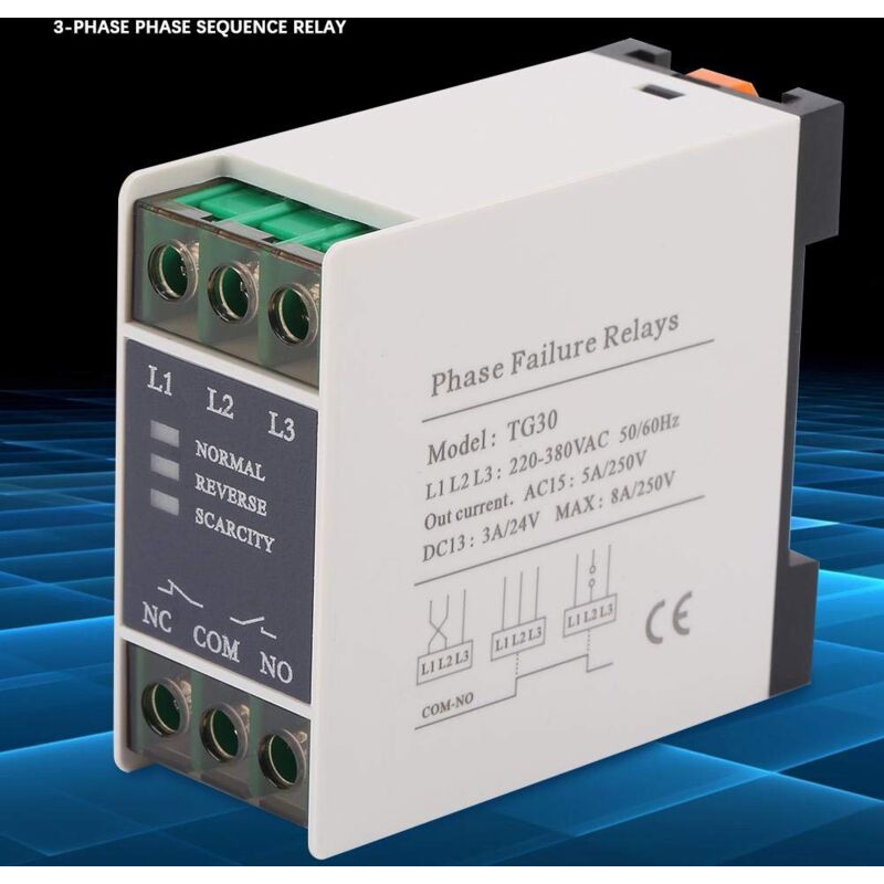 RELAIS DOUBLE AFFICHAGE Avec Surtension Et Sous-tension Efficaces Et