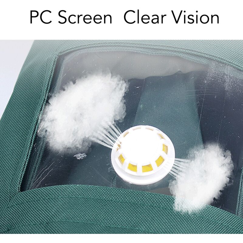 Capuche De Sablage, écran Facial De Sablage Casque De Sécurité