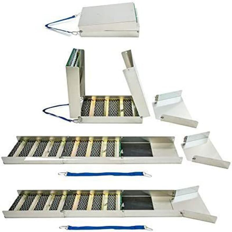 Kit D'Orpaillage VEVOR 23 Pièces Rampe 127 Cm Aluminium - Complet Avec Bâtée, Tamis, Pelle Et Sac Pour Prospecteurs D'Or