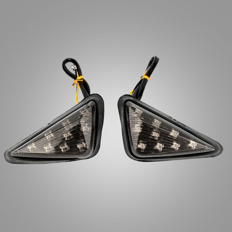 2 pièces universel moto LED clignotants ambre lampe ampoule queue
