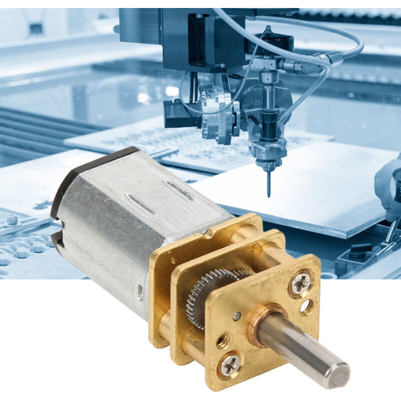 Moteur à Engrenages GA12-N20 12V - 60/500/1000 Tr/min Avec Boîte De Vitesses Métal (60RPM)