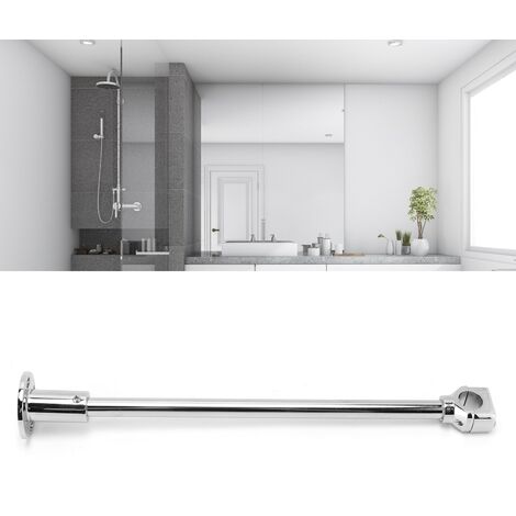 Bras D'Extension Douche/Robinet Acier Inoxydable – Tige Réglable 9960-02, Chromé Brillant Pour Salle De Bain & Cuisine