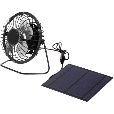 20w Ventilateur d’extraction d’air solaire Extracteur Mini ventilateur  Ventilateur alimenté par panneau solaire