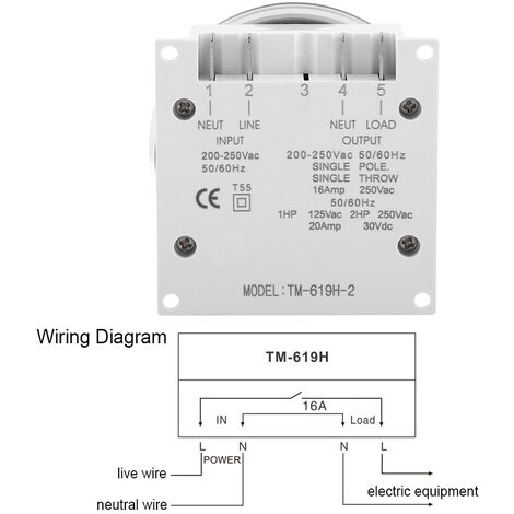 Ej Life A Minuterie Hebdomadaire Horloge Programmable Hebdomadaire