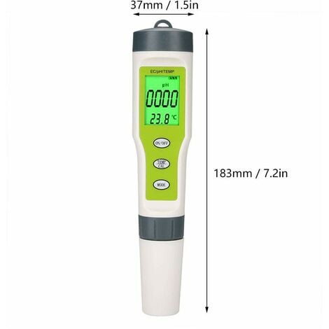 Ej Life Testeur Numrique De La Qualit De L Eau En Portable Ph Ec