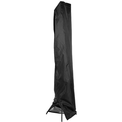 Housse de Protection pour Parasol Déporté Couverture de Jardin à Mât  Excentré en 210D Oxford, Imperméable, 205 *57*48*25cm