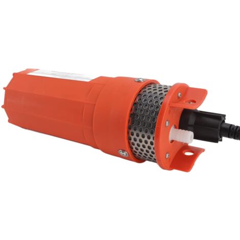 Pompe à eau de puits submersible 12V CC – Débit 6,5 L/min – Hauteur de refoulement 70m – Compatible panneaux solaires