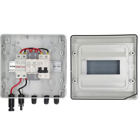 Disjoncteur DC 1P 100A Pour Solaire Photovoltaïque - Protection Surcharge/court-circuit - Installation Rail DIN 35mm