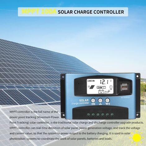 Ej Life Contr Leur De Charge Solaire A Contr Leur De Chargeur Solaire De Charge Adaptatif