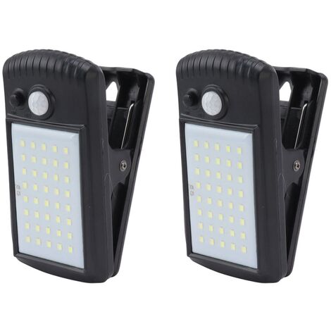 Clips Solaires Extérieurs Avec Charge USB – Super Bright, Multi-modes