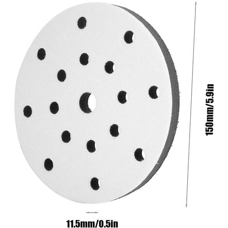 Tampon De Ponçage Auto-agrippant 5 Pouces 8 Trous - Éponge Douce - Pour Ponceuse - Neuf