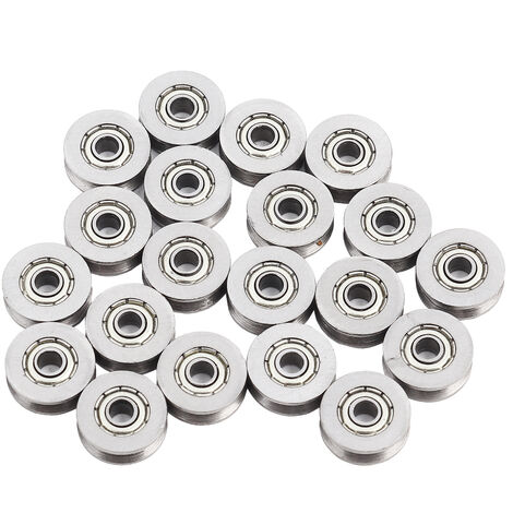 608ZZ Roulements à Billes, 20 pièces Speed Bearings Roulements à billes de  qualité pour Roller, Skateboard, Longboard, Waveboard, ABEC 7, 608 ZZ Métal  Double Blindage Miniature Deep Groove, 8 x22x 7mm 