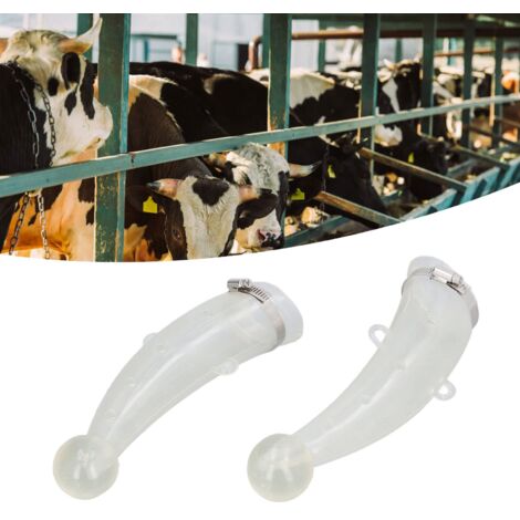 CHICIRIS Corne Vache Protection Silicone, Protège-Corne de bétail, Housse de Protection Anti- en Silicone pour Veau, BéTail, Taureau, Corne de Vache, Accessoire de Ferme