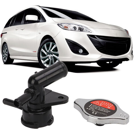 Bouchons de valve de pneu de voiture + porte-clés de voiture pour Mazda, 4  capuchons anti-poussière avec logo et porte-clés de voiture, accessoires de